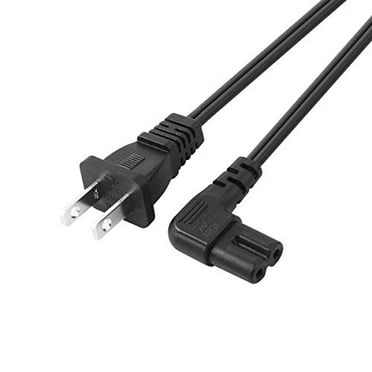 Compatible w/Apple TV PS4 PS3 Slim LED HDT TNP Products TNP Universal 2 Prong Angled Power Cord 15 Feet - NEMA 1-15P to IEC320 C7 Figure 8 Shotgun Connector AC Power Supply Cable Wire Socket Plug Jack Black Compatible w/Apple TV PS4 PS3 Slim LED HDT TNP Products TNP Universal 2 Prong Angled Power Cord 15 Feet - NEMA 1-15P to IEC320 C7 Figure 8 Shotgun Connector AC Power Supply Cable Wire Socket Plug Jack Black